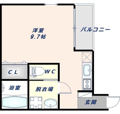 ＪＲ河内永和駅 徒歩5分 1階の物件間取画像